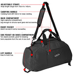 G4Free Activewear - G4Free 40L 3-Way Duffle Bag Backpack Gym Bag -D01V084A-D01V084B-D01V084F-D01V084D-D01V084G