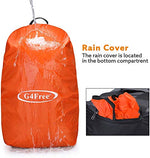 G4Free Activewear - G4Free 45L Waterproof Hiking Travel Backpack with Rain Cover -D02V648A-D02V648B-D02V648C-D02V648D