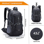G4Free Activewear - G4Free 45L Waterproof Hiking Travel Backpack with Rain Cover -D02V648A-D02V648B-D02V648C-D02V648D