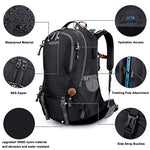 G4Free Activewear - G4Free 50L Hiking Backpack with Rain Cover for Men Women -D01V031A-D01V031D-D01V031F-D01V031B-D01V031G