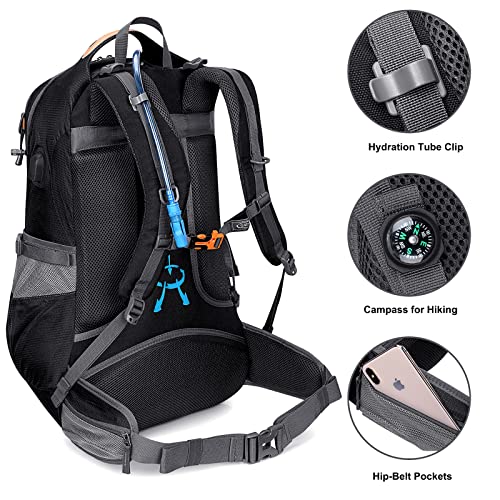 G4Free Activewear - G4Free 50L Hiking Backpack with Rain Cover for Men Women -D01V031A-D01V031D-D01V031F-D01V031B-D01V031G