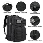 G4Free Activewear - G4Free 50L Military Style Tactical Backpack -D02V722A