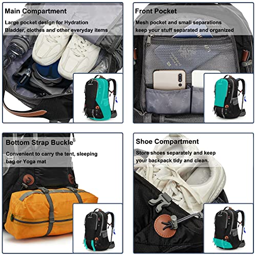 G4Free Activewear - G4Free 50L Waterproof Daypack with 2L BPA Free Bladder & Rain Cover -TN21B001A-TN21B001B-TN21B001F