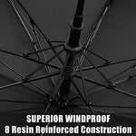 G4Free Activewear - G4Free 62 Inch Portable UV Protection Automatic Big Sun Umbrella -D02V737A-D02V737B-D02V737C