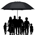 G4Free Activewear - G4Free 80 Inch 6.6 Ft Double Canopy Vented Windproof Stick Family Umbrella -TN21A013A-TN21A013B-TN22A160B-TN22A160A-TN22A160C