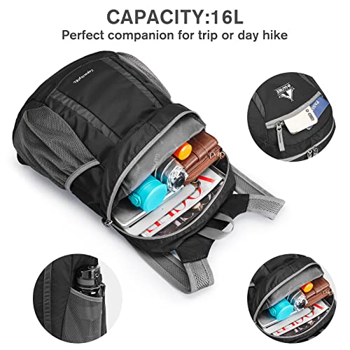 G4Free Activewear - G4Free Hiking Daypack Water Resistant Lightweight Packable Backpack -TN22B133A-TN22B133D-TN22B133B-TN22B133C