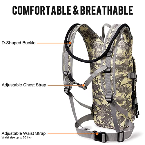 G4Free Activewear - G4Free Hydration Pack With 3L Bladder -D04V702A-D04V702B-D04V702E
