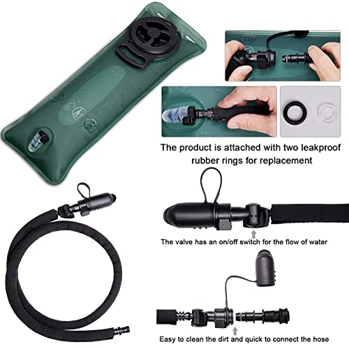 G4Free Activewear - G4Free Military Tactical Hydration Backpack with 3L Upgraded Bladder -D02V560A-D02V560B