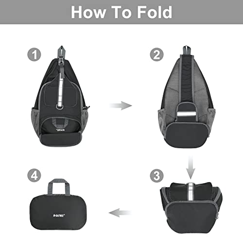 G4Free Activewear - G4Free Packable Crossbody Sling Backpack -TN21B007A-TN21B007D-TN21B007B-TN21B007E-TN21B007C