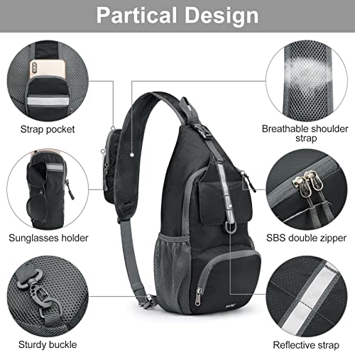 G4Free Activewear - G4Free Packable Crossbody Sling Backpack -TN21B007A-TN21B007D-TN21B007B-TN21B007E-TN21B007C