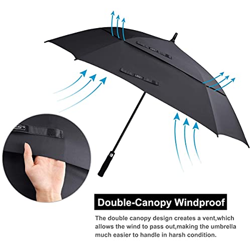 G4Free Activewear - G4Free Square Windproof Auto Open Stick Umbrella -D02V590A-D02V590C-D02V590F-D02V590B-D02V590G