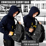 G4Free Activewear - G4Free Tactical EDC Sling Backpack, Military Rover Shoulder Sling Bag Pack with Pistol Holster for Concealed Carry -D02V760D-D02V760A-D02V760C