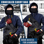 G4Free Activewear - G4Free Tactical EDC Sling Bag Backpack with Pistol Holster -D02V759D-D02V759A-D02V759F-D02V759B