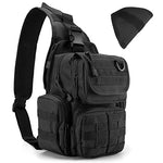 G4Free Activewear - G4Free Tactical EDC Sling Bag Pack with Pistol Holster -D02V666B-D02V666A
