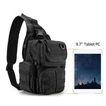 G4Free Activewear - G4Free Tactical EDC Sling Bag Pack with Pistol Holster -D02V666B-D02V666A