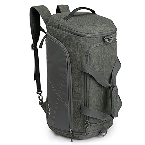 3 way travel duffel backpack anti theft 45L 3-Way Duffle - Gym Bag with Wet Pocket & Shoe Compartment RAM® Tube Jr.™ Color:Salad Bar 12) One Side Zipper I ordered it on