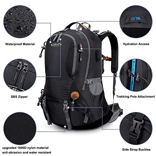 50l waterproof hiking camping backpack G4Free with Rain Cover for Men Women Navy Blue Anchovy Bait Head 2-Pack Color:Watermelon Bling This hiking backpack is 3rdPartyEligible