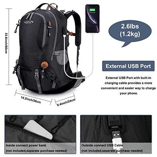 G4Free - G4Free 50L Hiking Backpack with Rain Cover for Men Women -D01V031A-D01V031D-D01V031F-D01V031B-D01V031G