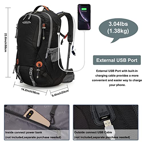 G4Free - G4Free 50L Waterproof Daypack with 2L BPA Free Bladder & Rain Cover -TN21B001A-TN21B001B-TN21B001F
