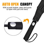 G4Free - G4Free 62 Inch Portable Automatic Open Oversize Vented Double Canopy Umbrellas -D02V684A