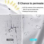 G4Free - G4Free 62 Inch Portable UV Protection Automatic Big Sun Umbrella -D02V737A-D02V737B-D02V737C