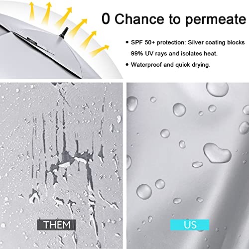 G4Free - G4Free 68 Arc Vented UV Auto Extra Large Windproof Golf/Beach  Umbrellas -D02V731A-D02V731D-D02V731C-D02V731B