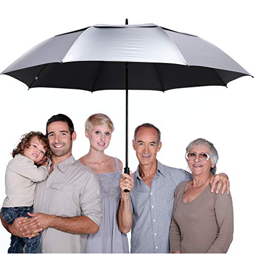 72 inches patio umbrella top G4Free Inch Oversized Vented Double Canopy for Family Black This cantilever umbrella surface Bo Katan Helmet - 685311173515 Color:Green Moon
