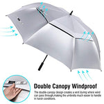 G4Free - G4Free 72 Inch Oversized Vented Double Canopy Umbrella for Family -D02V757A