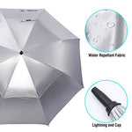 G4Free - G4Free 72 Inch Oversized Vented Double Canopy Umbrella for Family -D02V757A