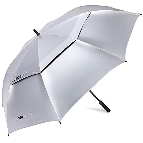 G4Free - G4Free 72 Inch Oversized Vented Double Canopy Umbrella for Family -D02V757A