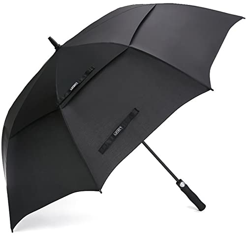 G4Free Automatic Open Golf Umbrella Double Canopy Vented Stick Umbrellas
