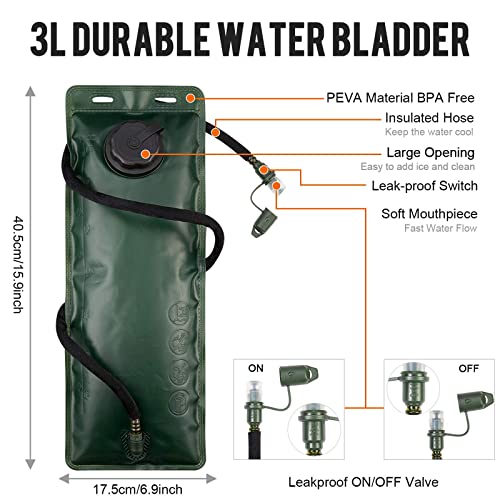 G4Free - G4Free Hydration Pack With 3L Bladder -D04V702A-D04V702B-D04V702E