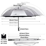 G4Free - G4Free UV Protection Windproof Sun Rain Umbrellas -TN22A137A-TN21A008A-D02V683A-D02V616A-TN22A137B